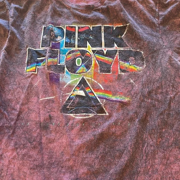 Pink‎ Floyd Dark Side of the Moon 1972 Tour tee shirt meds medium - Picture 2 of 5